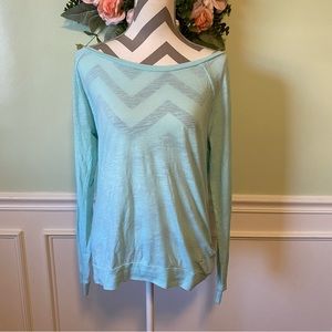 VS Pink oversized long sleeve T-shirt